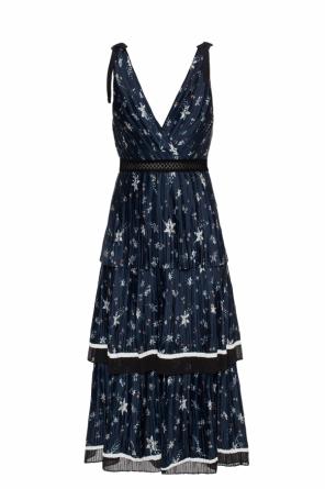 Pleated slip dress, zdjęcie 1 Pleated slip dress od Self Portrait